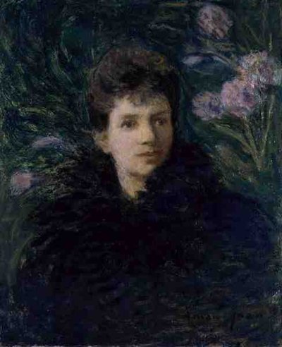 Junge Frau mit Veilchen, ca. 1910 von Edmond François Aman Jean
