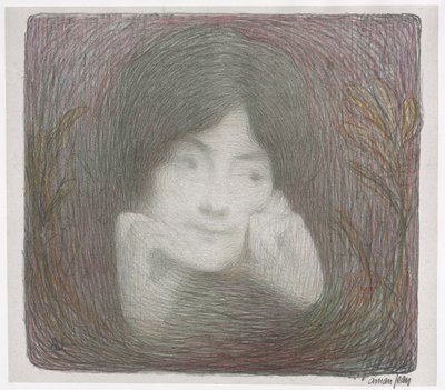 Das Album der Drucke der Galerie Vollard: Mlle. Mornéo de la Comédie-Française von Edmond François Aman Jean