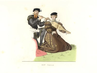 Herr und Frau, England von Edmond Lechevallier Chevignard