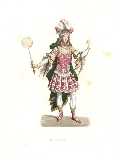 Ludwig XIV., der Sonnenkönig, im Ballettkostüm von Edmond Lechevallier Chevignard