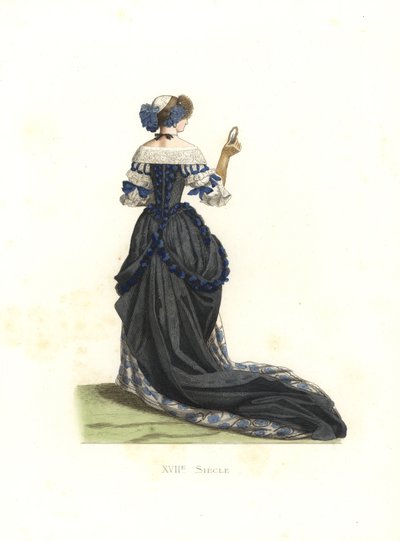 Frau in Stadttracht von Edmond Lechevallier Chevignard