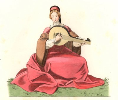 Frau des englischen Adels von Edmond Lechevallier Chevignard