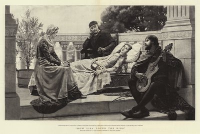 Wie Lisa den König liebte von Edmund Blair Leighton