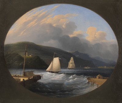 Cornwall Landing, Hudson River, 1851 von Edmund C. Coates