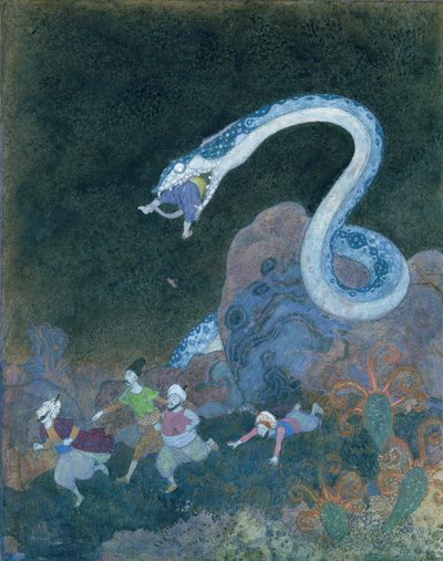 Eine serbische Märchengeschichte: Die Episode der Schlange von Edmund Dulac
