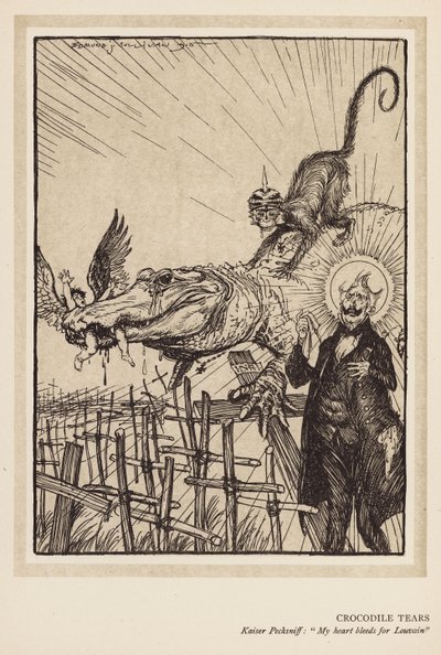Der Kranz des Kaisers: Krokodilstränen von Edmund Joseph (after) Sullivan