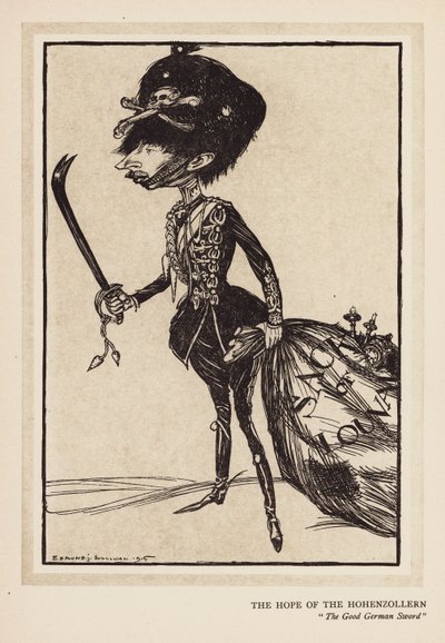 Der Kranz des Kaisers: Die Hoffnung der Hohenzollern von Edmund Joseph (after) Sullivan