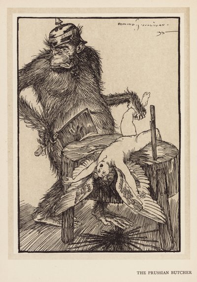 Der Kranz des Kaisers: Der preußische Metzger von Edmund Joseph (after) Sullivan