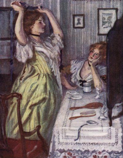Illustration für Der Pfarrer von Wakefield von Oliver Goldsmith von Edmund Joseph Sullivan
