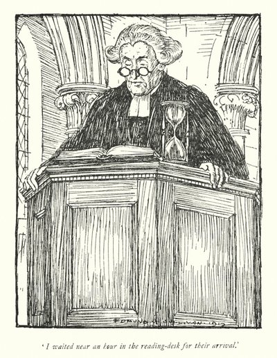 Illustration für Der Pfarrer von Wakefield von Oliver Goldsmith von Edmund Joseph Sullivan