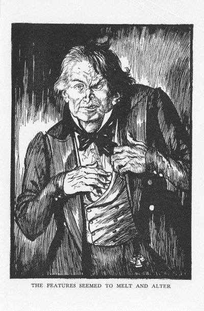 Szene aus Der seltsame Fall des Dr. Jekyll und Mr. Hyde von Robert Louis Stevenson, 1927 von Edmund Joseph Sullivan