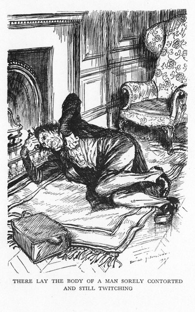 Szene aus Der seltsame Fall des Dr. Jekyll und Mr. Hyde von Robert Louis Stevenson, 1927 von Edmund Joseph Sullivan