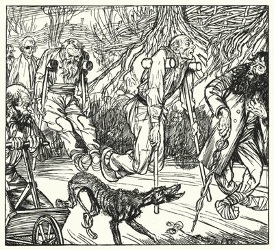 Illustration für Sartor Resartus von Edmund Joseph after Sullivan