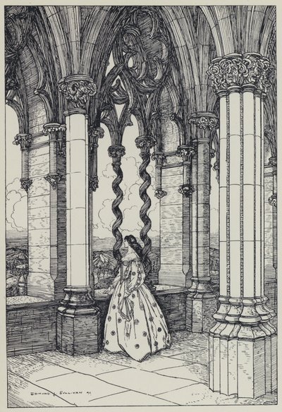 Illustration für A Dream of Fair Women und andere Gedichte von Edmund Joseph after Sullivan