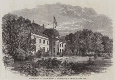 Bernstorff-Palast, die Landresidenz von Prinz Christian von Dänemark von Edmund Morison Wimperis