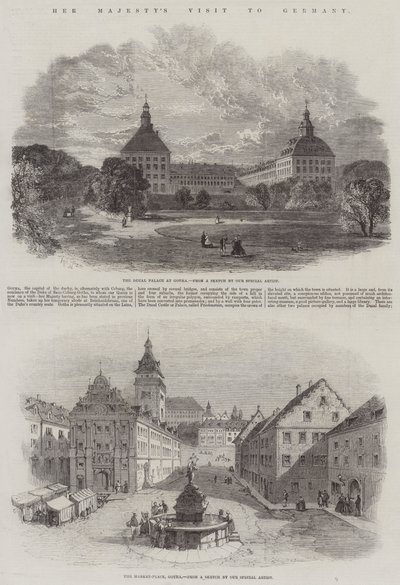 Der Besuch Ihrer Majestät in Deutschland von Edmund Morison Wimperis