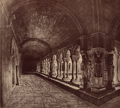 Arles. Kreuzgang von Saint-Trophime. von Édouard Baldus