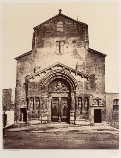Arles, St. Trophime von Édouard Baldus