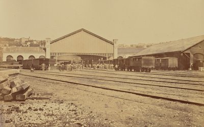 Lyon. Bahnhof Perrache von Édouard Baldus