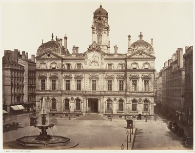 Lyon, Hôtel de Ville von Édouard Baldus