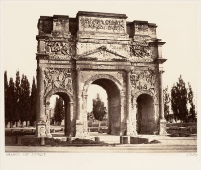 Orange, antiker Bogen von Édouard Baldus