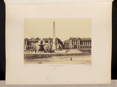 Place de la Concorde (Nr. 45) von Édouard Baldus