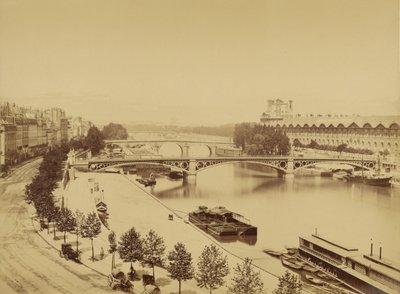 [Die Seine und die Île de la Cité] von Édouard Baldus