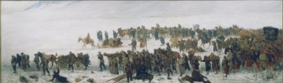 Zug der Verwundeten von Edouard Castres