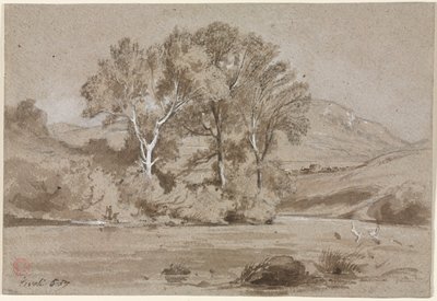Ansicht in der Nähe von Tivoli (Vue prise à Tivoli) von Edouard Detaille