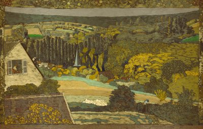 Landschaft: Fenster mit Blick auf den Wald von Édouard Jean Vuillard