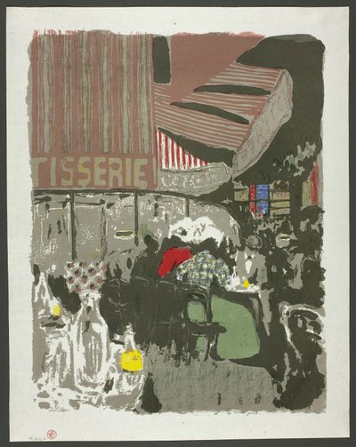 Die Konditorei, Platte zehn aus Landschaften und Innenräume von Édouard Jean Vuillard