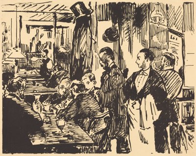 Im Café von Édouard Manet