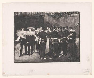 Hinrichtung von Kaiser Maximilian von Édouard Manet