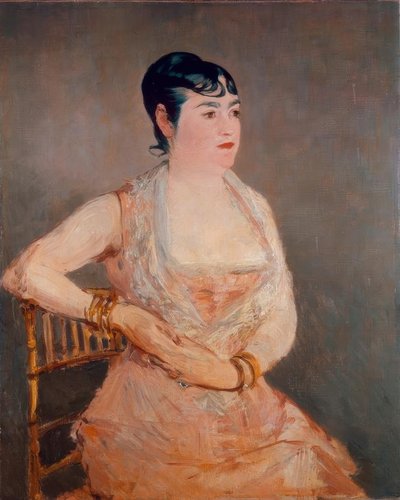 Die Dame in Rosa von Édouard Manet