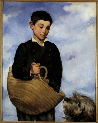 Das Kind mit dem Hund von Édouard Manet