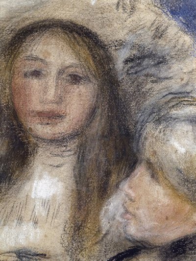 Porträt von Berthe Morisot und ihrer Tochter von Édouard Manet