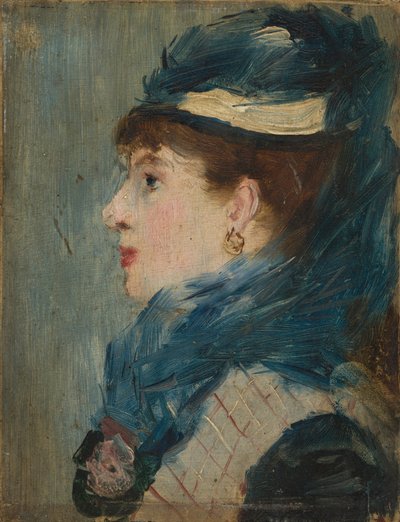 Porträt einer Dame von Édouard Manet