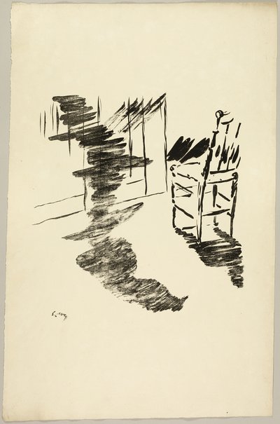 Der Stuhl („Dieser Schatten, der auf dem Boden schwebt...“), aus Der Rabe (Le Corbeau) von Édouard Manet