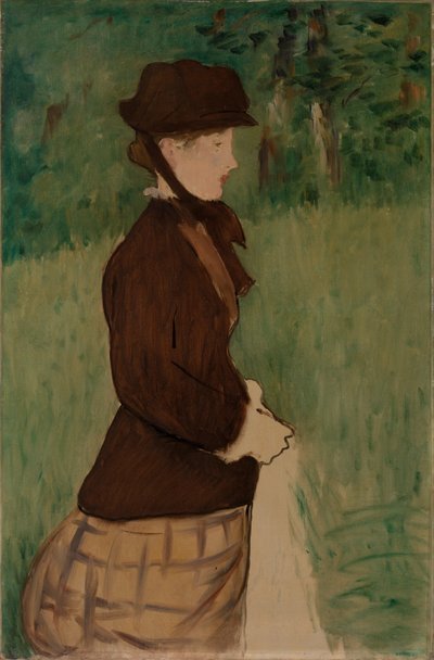 Junge Frau im Garten von Édouard Manet