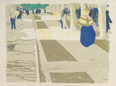 Die Allee, aus der Serie Landschaften und Innenräume von Edouard Vuillard