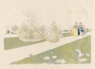 Der Tuileriengarten von Edouard Vuillard