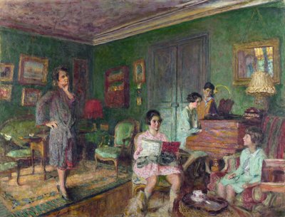 Madame André Wormser und ihre Kinder (1927) von Edouard Vuillard