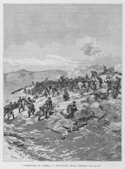 Die Piemontesen auf der Krim von Edouardo Matania