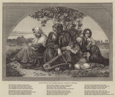 Gefangene Juden an den Wassern Babylons von Eduard Bendemann