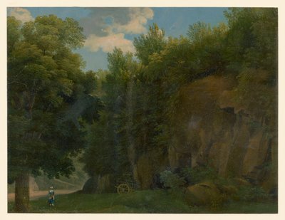 Bewaldete Felsformation von Eduard Gaertner