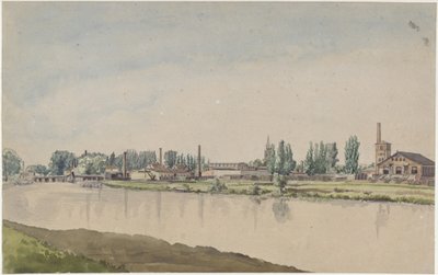 Die Borsig-Werke in Moabit von Eduard Gaertner