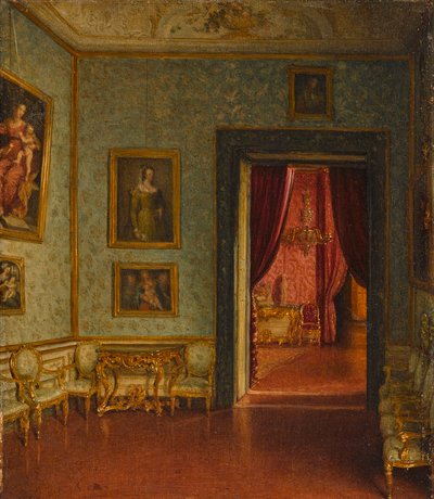Palazzo Colonna. Blick auf die Sala del Trono von Eduard Heuss