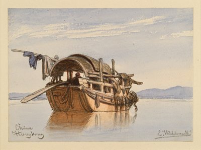 Boot aus Hongkong von Eduard Hildebrandt