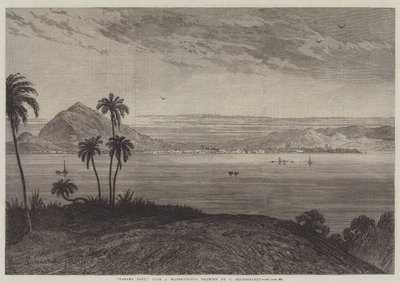 Hafen von Panama von Eduard Hildebrandt