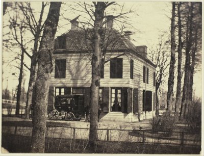Ansicht eines Hauses in einem Park von Eduard Isaac Asser